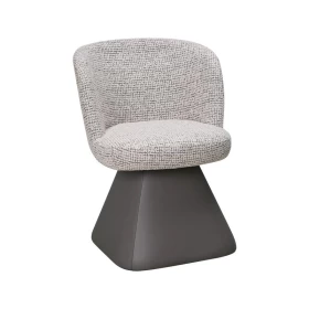 ΠΕΡΙΣΤΡΕΦΟΜΕΝΗ ΠΟΛΥΘΡΟΝΑ Fylliana FL24137 ΜΠΕΖ-CAPPUCCINO  ΧΡΩΜΑ 58x60x79εκ