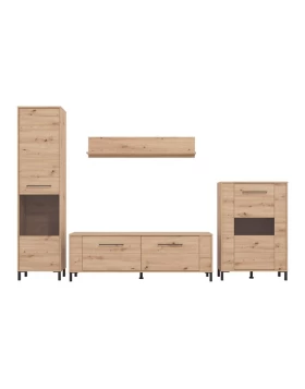 ΚΕΝΤΡΟ ΨΥΧΑΓΩΓΙΑΣ-ΣΥΝΘΕΣΗ DURHAM AH ARTISAN OAK 299x40x193εκ