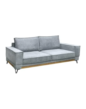 ΤΡΙΘΕΣΙΟΣ ΚΑΝΑΠΕΣ Fylliana Loftio ΓΚΡΙ ΧΡΩΜΑ 220x95x89εκ