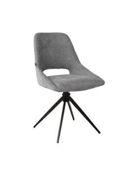 ΚΑΡΕΚΛΑ ΤΡΑΠΕΖΑΡΙΑΣ ΠΕΡΙΣΤΡΕΦΟΜΕΝΗ Fylliana FL2548 ΣΙΕΛ ΥΦΑΣΜΑ 64x53x85εκ