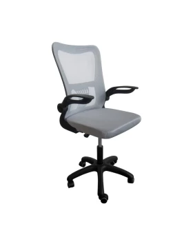 ΚΑΡΕΚΛΑ ΓΡΑΦΕΙΟΥ Fylliana FL611 ΓΚΡΙ ΧΡΩΜΑ 57x54x106εκ