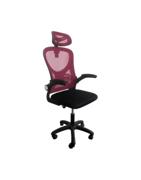 ΚΑΡΕΚΛΑ ΓΡΑΦΕΙΟΥ Fylliana FL850 ΚΟΚΚΙΝΟ-ΜΑΥΡΟ ΧΡΩΜΑ 63x55x101εκ