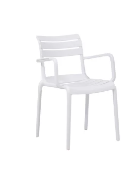 ΚΑΡΕΚΛΑ ΚΗΠΟΥ Fylliana Margaret ΛΕΥΚΟ ΧΡΩΜΑ 57x56x83εκ