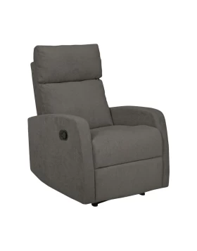 ΠΟΛΥΘΡΟΝΑ RELAX ΜΕ ΜΗΧΑΝΙΣΜΟ ΑΝΑΚΛΙΣΗΣ Fylliana FL2311 ΓΚΡΙ ΧΡΩΜΑ 70x89x102εκ