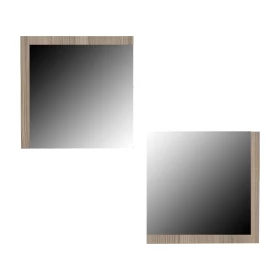 ΣΕΤ 2 ΚΑΘΡΕΦΤΕΣ ΤΟΙΧΟΥ Fylliana Charles GREY OAK 60x60εκ