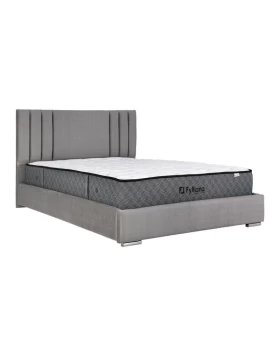 ΔΙΠΛΟ ΚΡΕΒΑΤΙ Fylliana Horizon ΓΚΡΙ ΧΡΩΜΑ 175x214x115εκ (160x200)