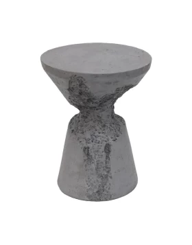 ΒΟΗΘΗΤΙΚΟ ΤΡΑΠΕΖΙ Fylliana FL70035 ΑΠΟ ΜΑΓΝΗΣΙΟ ΓΚΡΙ ΧΡΩΜΑ 41x41x51εκ