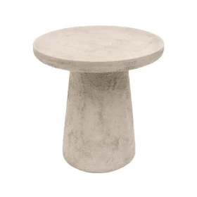 ΒΟΗΘΗΤΙΚΟ ΤΡΑΠΕΖΙ Fylliana FL70315 ΑΠΟ ΜΑΓΝΗΣΙΟ ΑΝΟΙΧΤΟ ΜΠΕΖ ΧΡΩΜΑ 50x50x50εκ