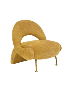 ΠΟΛΥΘΡΟΝΑ Fylliana FL6654 ΜΟΥΣΤΑΡΔΙ ΧΡΥΣΟ ΜΕΤΑΛΛΙΚΟ ΠΟΔΙ 80x86x81εκ