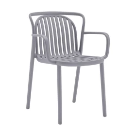 ΚΑΡΕΚΛΑ ΚΗΠΟΥ Fylliana Amara ΑΠΟ ΠΟΛΥΠΡΟΠΥΛΕΝΙΟ (PP)  ΓΚΡΙ ΧΡΩΜΑ 56x57x82εκ