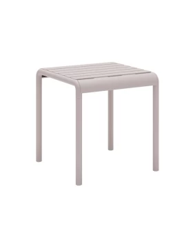 ΤΡΑΠΕΖΑΚΙ ΚΗΠΟΥ Fylliana Zenya ΑΠΟ ΠΟΛΥΠΡΟΠΥΛΕΝΙΟ (PP) CAPPUCCINO ΧΡΩΜΑ 46x46x48εκ