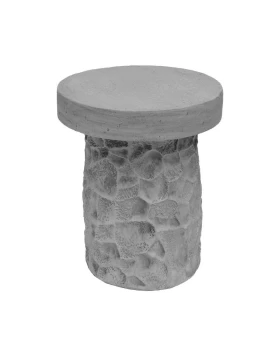 ΒΟΗΘΗΤΙΚΟ ΤΡΑΠΕΖΙ Fylliana FL70032 ΑΠΟ ΜΑΓΝΗΣΙΟ ΓΚΡΙ ΧΡΩΜΑ 41x41x49εκ