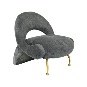 ΠΟΛΥΘΡΟΝΑ Fylliana FL6654 ΑΝΘΡΑΚΙ ΧΡΩΜΑ ΧΡΥΣΟ ΜΕΤΑΛΛΙΚΟ ΠΟΔΙ 80x86x81εκ