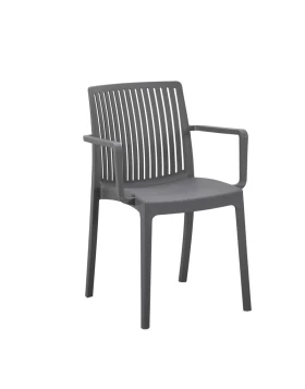 ΚΑΡΕΚΛΑ ΚΗΠΟΥ ΑΠΟ ΠΟΛΥΠΡΟΠΥΛΕΝΙΟ Fylliana Emma ΜΕ UV ΠΡΟΣΤΑΣΙΑ ΓΚΡΙ ΧΡΩΜΑ 55x56x82εκ