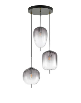 ΠΟΛΥΦΩΤΟ 3 ΣΧΕΔΙΑ ΓΥΑΛΙΑ ΦΙΜΕ ΓΚΡΙ ΝΤΕΓΚΡΑΝΤΕ 3xE-14 PDC 4022-3 CR