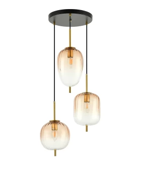 ΠΟΛΥΦΩΤΟ 3 ΣΧΕΔΙΑ ΓΥΑΛΙΑ ΜΕΛΙ ΝΤΕΓΚΡΑΝΤΕ 3xE-14 PDC 4022-3 YL