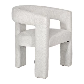 ΚΑΡΕΚΛΑ ΤΡΑΠΕΖΑΡΙΑΣ Fylliana FL6493 OFF-WHITE ΧΡΩΜΑ ΥΦΑΣΜΑΤΟΣ 64x56x75εκ