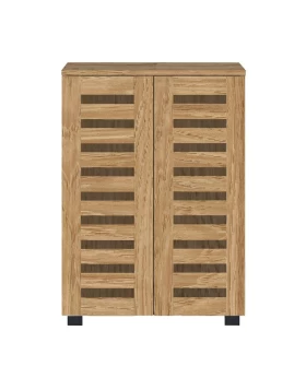 ΠΑΠΟΥΤΣΟΘΗΚΗ Fylliana Vento ΜΕ 4 ΡΑΦΙΑ ΧΡΩΜΑ ARTISAN OAK 60x33x87εκ