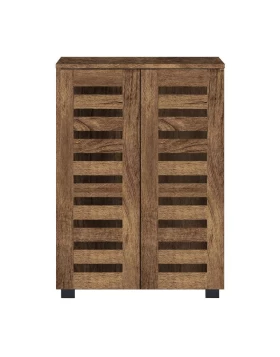 ΠΑΠΟΥΤΣΟΘΗΚΗ Fylliana Vento ΜΕ 4 ΡΑΦΙΑ ΧΡΩΜΑ BROWN OAK 60x33x87εκ