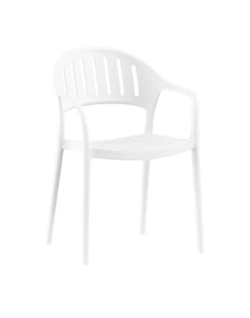 ΚΑΡΕΚΛΑ ΚΗΠΟΥ Fylliana Calmara ΑΠΟ ΠΟΛΥΠΡΟΠΥΛΕΝΙΟ (PP) ΛΕΥΚΟ ΧΡΩΜΑ 57x52x81εκ