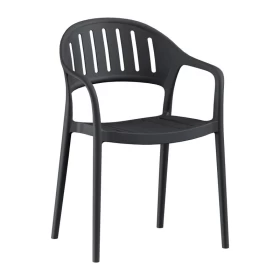 ΚΑΡΕΚΛΑ ΚΗΠΟΥ Fylliana Calmara ΑΠΟ ΠΟΛΥΠΡΟΠΥΛΕΝΙΟ (PP) ΜΑΥΡΟ ΧΡΩΜΑ 57x52x81εκ