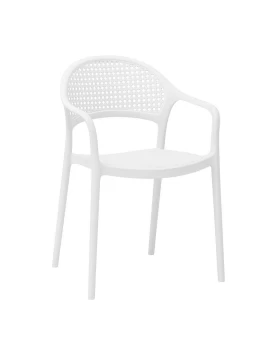 ΚΑΡΕΚΛΑ ΚΗΠΟΥ Fylliana Nephele ΑΠΟ ΠΟΛΥΠΡΟΠΥΛΕΝΙΟ (PP) ΛΕΥΚΟ ΧΡΩΜΑ 57x52x81εκ