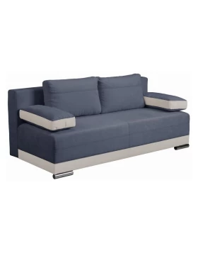 ΚΑΝΑΠΕΣ ΚΡΕΒΑΤΙ KRON ΣΚΟΥΡΟ ΓΚΡΙ ΧΡΩΜΑ 198x95x81εκ