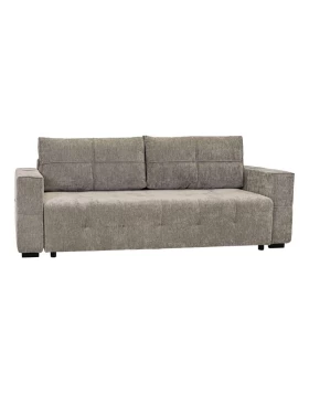 ΚΑΝΑΠΕΣ-ΚΡΕΒΑΤΙ Fylliana Lidia ΜΠΕΖ-ΚΑΦΕ ΧΡΩΜΑ 244x98x97εκ