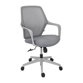 ΚΑΡΕΚΛΑ ΓΡΑΦΕΙΟΥ Fylliana FL921 ΓΚΡΙ ΥΦΑΣΜΑ ΓΚΡΙ ΣΚΕΛΕΤΟ 63x57x92-102εκ