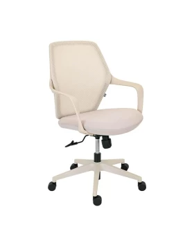 ΚΑΡΕΚΛΑ ΓΡΑΦΕΙΟΥ Fylliana FL963 ΜΠΕΖ ΥΦΑΣΜΑ ΜΠΕΖ ΣΚΕΛΕΤΟ 63x57x92-102εκ