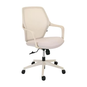 ΚΑΡΕΚΛΑ ΓΡΑΦΕΙΟΥ Fylliana FL963 ΜΠΕΖ ΥΦΑΣΜΑ ΜΠΕΖ ΣΚΕΛΕΤΟ 63x57x92-102εκ