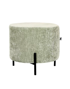 ΣΤΡΟΓΓΥΛΟ ΣΚΑΜΠΟ Fylliana New Lux ΠΡΑΣΙΝΟ ΧΡΩΜΑ 46x46x43εκ