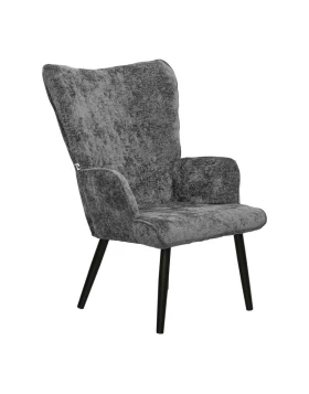 ΠΟΛΥΘΡΟΝΑ Fylliana Meliora ΜΕ ΜΕΤΑΛΛΙΚΑ ΠΟΔΙΑ ΣΚΟΥΡΟ ΓΚΡΙ ΧΡΩΜΑ 67x74x97εκ