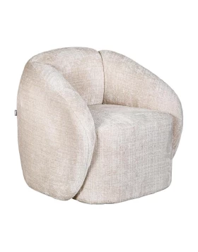 ΠΟΛΥΘΡΟΝΑ Fylliana Sienna ΚΡΕΜ ΥΦΑΣΜΑ 53x76x71εκ