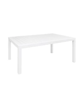 ΕΠΕΚΤΕΙΝΟΜΕΝΟ ΤΡΑΠΕΖΙ ΑΛΟΥΜΙΝΙΟΥ Fylliana Valerio ΛΈΥΚΟ ΧΡΩΜΑ 160(240)x95x75εκ