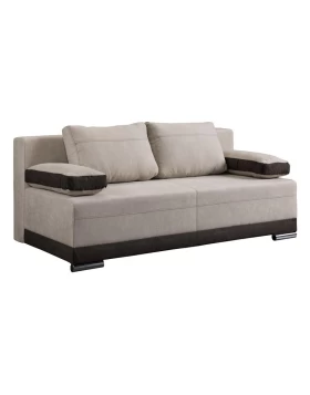 ΚΑΝΑΠΕΣ ΚΡΕΒΑΤΙ KRON ΜΠΕΖ ΧΡΩΜΑ 198x95x81εκ