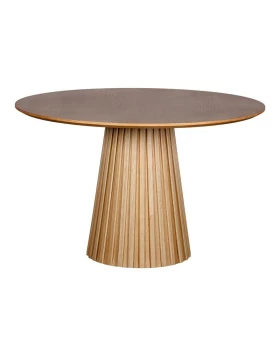 ΤΡΑΠΕΖΙ ΤΡΑΠΕΖΑΡΙΑΣ Fylliana Elington ΦΥΣΙΚΟ 120x120x75εκ