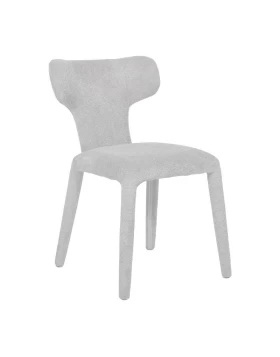 ΚΑΡΕΚΛΑ ΤΡΑΠΕΖΑΡΙΑΣ Fylliana Veloria ΜΕ ΥΦΑΣΜΑΤΙΝΗ ΕΠΕΝΔΥΣΗ ΓΚΡΙ ΠΑΓΟΥ ΧΡΩΜΑ 50x62x80εκ