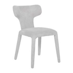 ΚΑΡΕΚΛΑ ΤΡΑΠΕΖΑΡΙΑΣ Fylliana Veloria ΜΕ ΥΦΑΣΜΑΤΙΝΗ ΕΠΕΝΔΥΣΗ ΓΚΡΙ ΠΑΓΟΥ ΧΡΩΜΑ 50x62x80εκ