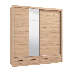 ΝΤΟΥΛΑΠΑ ΜΕ ΚΑΘΡΕΦΤΗ ALBI PLUS 205 2F OG ARTISAN OAK ΧΡΩΜΑ 205x60x216εκ