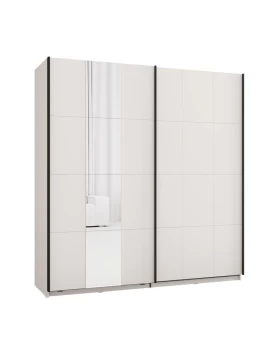ΝΤΟΥΛΑΠΑ ΜΕ ΚΑΘΡΕΦΤΗ SALAMIS 200 OG h205 CASHMERE ΧΡΩΜΑ 195x61x205εκ