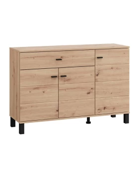 ΚΟΜΟΤΑ-ΜΠΟΥΦΕΣ ALMOND 115 3K1F3V ARTISAN OAK ΧΡΩΜΑ 116x35x78εκ