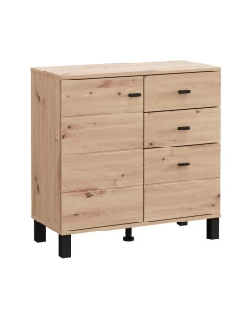 ΚΟΜΟΤΑ-ΜΠΟΥΦΕΣ ALMOND 77 2K3F1V ARTISAN OAK ΧΡΩΜΑ 77x35x78εκ