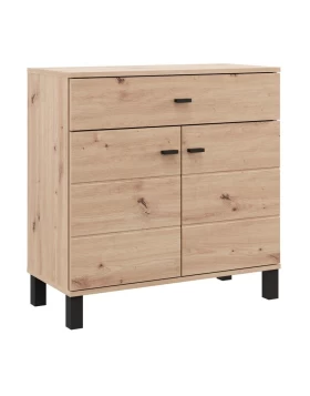 ΚΟΜΟΤΑ-ΜΠΟΥΦΕΣ ALMOND 77 2K1F2V ARTISAN OAK ΧΡΩΜΑ 77x35x78εκ