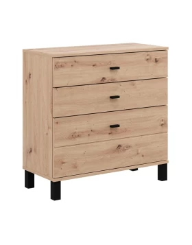 ΣΥΡΤΑΡΙΕΡΑ ALMOND 77 3F ARTISAN OAK ΧΡΩΜΑ 77x35x78εκ