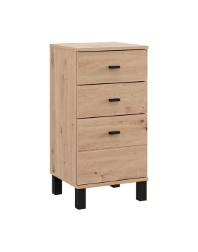 ΣΥΡΤΑΡΙΕΡΑ ALMOND 38 3F ARTISAN OAK ΧΡΩΜΑ 39x35x78εκ