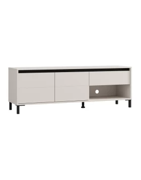 ΕΠΙΠΛΟ ΤΗΛΕΟΡΑΣΗΣ MARRON TV 150 3K1F2V CASHMERE-ΜΑΥΡΟ ΜΑΤ 151x40x52εκ