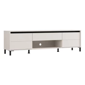 ΕΠΙΠΛΟ ΤΗΛΕΟΡΑΣΗΣ MARRON TV 183 3K1F2V CASHMERE-ΜΑΥΡΟ ΜΑΤ 183x40x52εκ