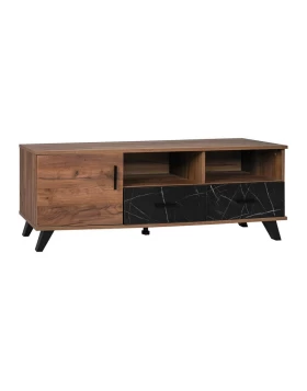ΕΠΙΠΛΟ ΤΗΛΕΟΡΑΣΗΣ Fylliana Miami TOBACCO ΜΕ BLACK MARBLE ΧΡΩΜΑ 160x40x51εκ