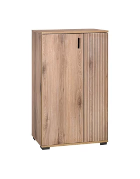 ΠΑΠΟΥΤΣΟΘΗΚΗ Fylliana Valenor NATURAL CANELLA OAK ΧΡΩΜΑ 69x34x120εκ